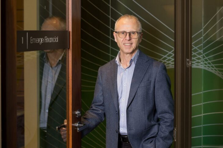 Colin outside EF office